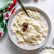 White Chocolate Rice Pudding