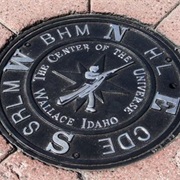 Center of the Universe Manhole, Wallace, Idaho