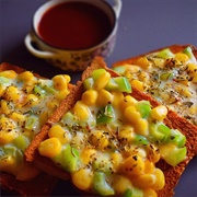 Corn Dip Toast