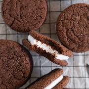 Hot Chocolate Sugar Sandwich Cookie