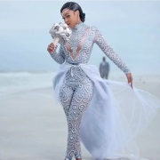 Embellished Jumpsuit for Bride