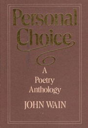 Personal Choice a Poetry Anthology (Wain, John)
