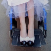 Two-Tone Shoes for Bride