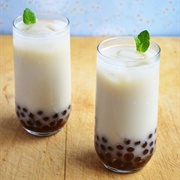 Peppermint Boba Tea