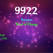 #9962 Wind of Change by the Scorpions