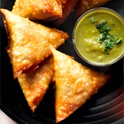 Potato and Pea Samosas