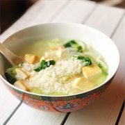 Tofu Rice Soup