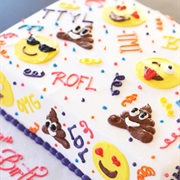 Emojis Birthday Cake