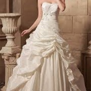 Taffeta Wedding Dress