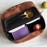 Leather Bag for Food