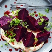 Wine Poached Beetroot