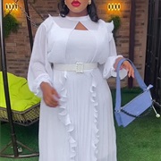 Top Layer With Inverted V-Split Down Front