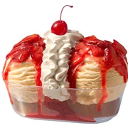 Strawberry Shortcake Sundae