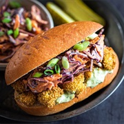 Crispy Cauliflower Po'boy