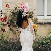 Large Floral Headdress