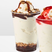 Fudge Cheesecake Sundae