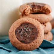 Espresso Thumbprint Cookies