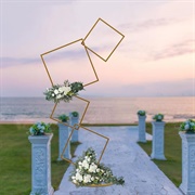 Abstract Shapes for Wedding "Arch"
