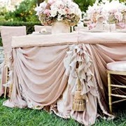 Ruffled Corners on Tables