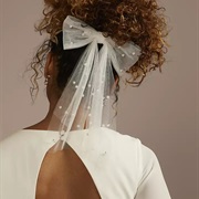 Bow on Underside of Hair