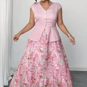 Mixed Separates, Floral and Solid Fabrics