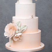 Smooth Texture Wedding Cake