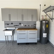 Utility Sink in Garage