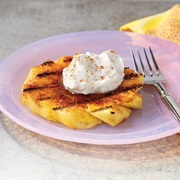 Grilled Pineapple With Coconut Whipped Cream