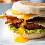 Breakfast Black Bean Burger