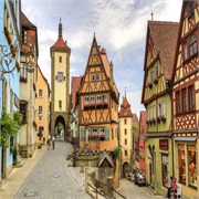 Rothenburg Altstadt Und Stadtmauer