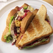 Turkey Cranberry Stuffing Sandwich