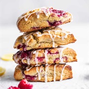 Paleo Raspberry Lemon Scone