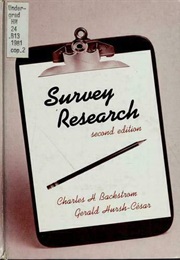 Survey Research (Charles Blackstrom & Gerald Hursh)