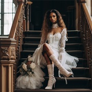 Tall Boots With Wedding Dress
