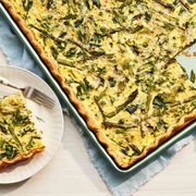Sheet Pan Quiche With Scallions, Dill, and Fava Beans