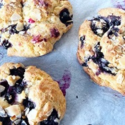 Blueberry Scones Rich in Protein