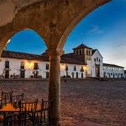 Plaza Mayor in Villa De Leyva, Colombia