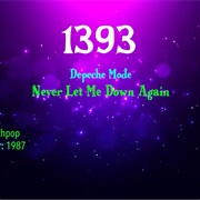 -#7627 Never Let Me Down Again by Depeche Mode