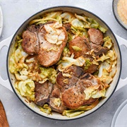 Smoked Pork, Cabbage, Potato, Casserole