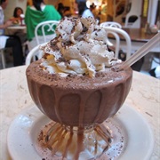 Frozen Hot Chocolate at Seredipity