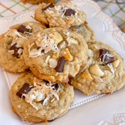 Chocolate and Mango Curd Cookie