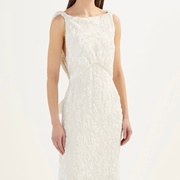 Burnout Velvet Wedding Gown