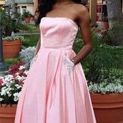 Beaded Pockets on Dress