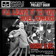 I'll Leave It to You