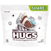HERSHEY's KISSES HUGS Milk Chocolate White Creme Swirl