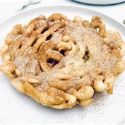 Cinnamon Funnle Cake From a Fair