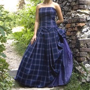 Tartan Plaid Wedding Dress