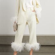 Feathered Cuffs on Pants and Sleeves