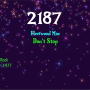 #7884 Don't Stop by Fleetwood Mac