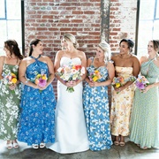 Mismatched Floral Dresses